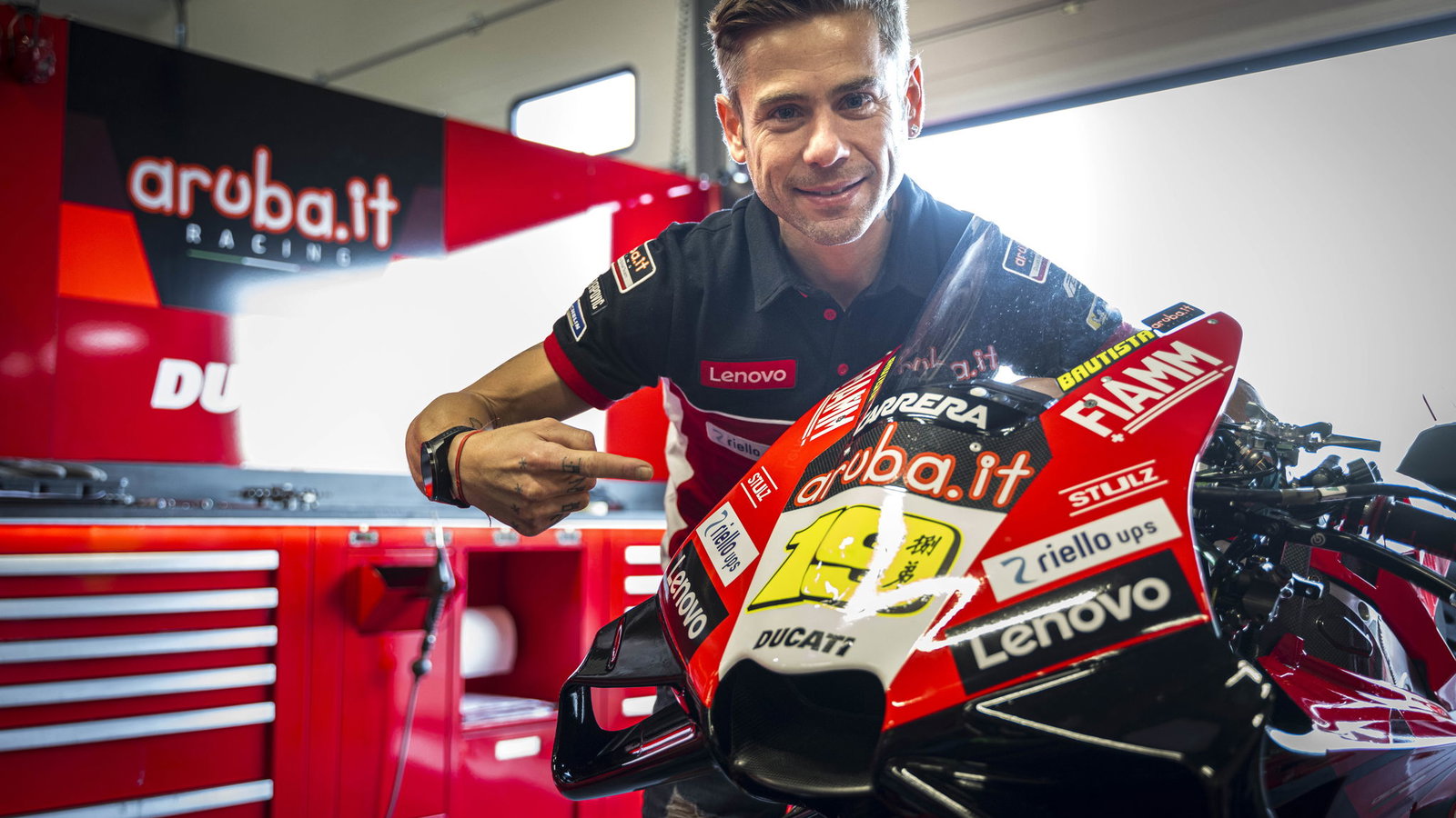 Alvaro Bautista MotoGP test